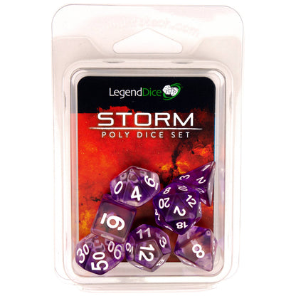Poly Dice Set - Storm