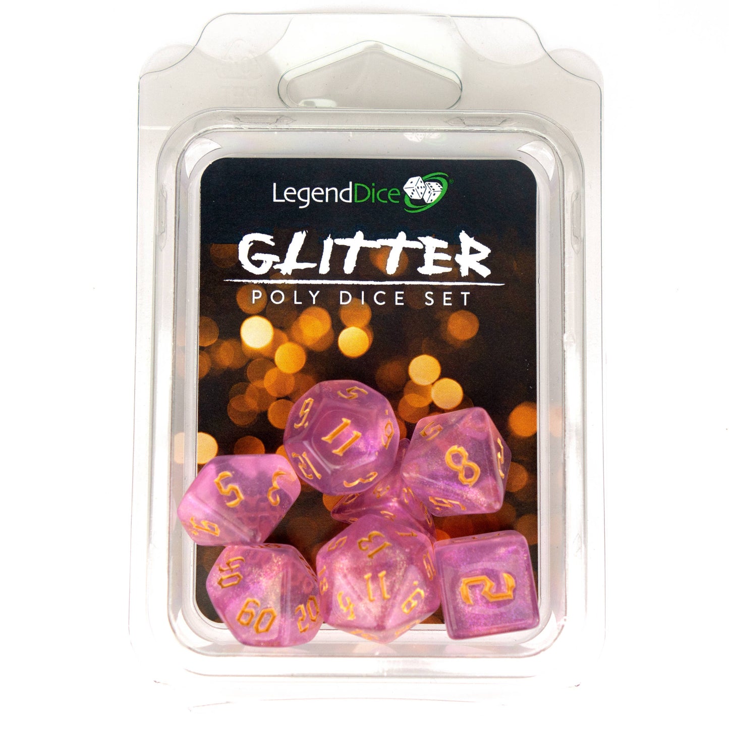 Poly Dice Set - Glitter