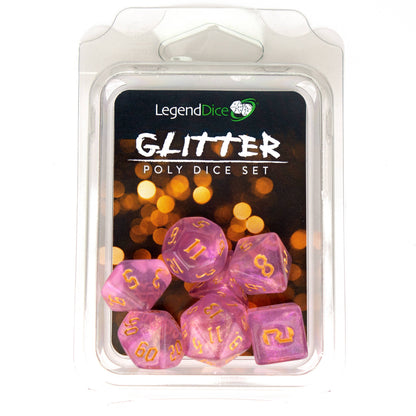 Poly Dice Set - Glitter