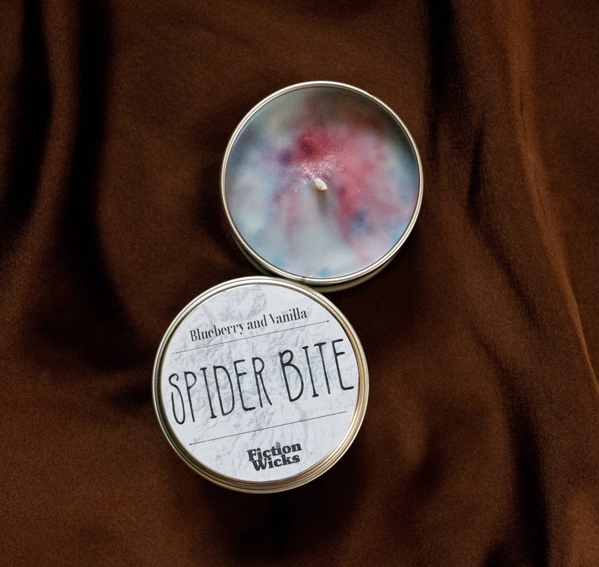 Spider Bite | superhero inspired | Vanilla and blueberry: 150g candle