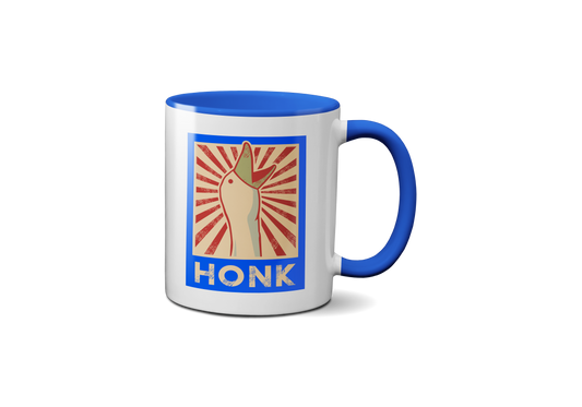 HONK" Retro Coffee Mug | Funny Novelty Mug | Gift Shop Wholesale UK