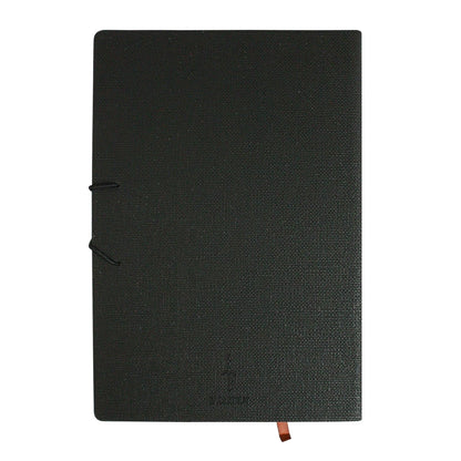 A5 PU Leather Hardback Notebook: Black
