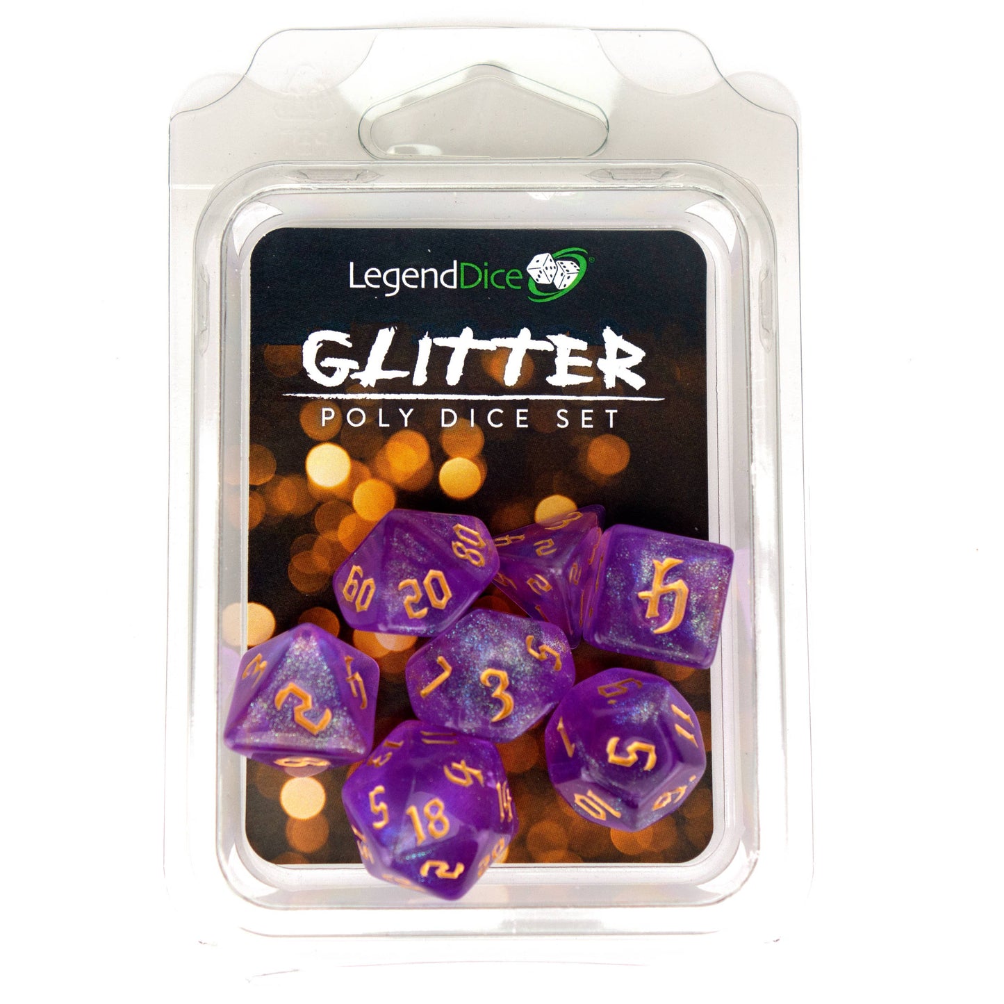 Poly Dice Set - Glitter