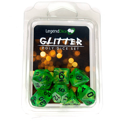 Poly Dice Set - Glitter