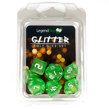 Poly Dice Set - Glitter