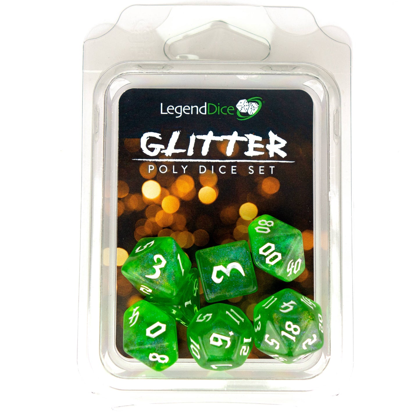 Poly Dice Set - Glitter