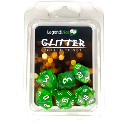 Poly Dice Set - Glitter