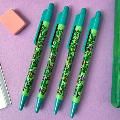 Thistle Pattern Ballpoint Pen