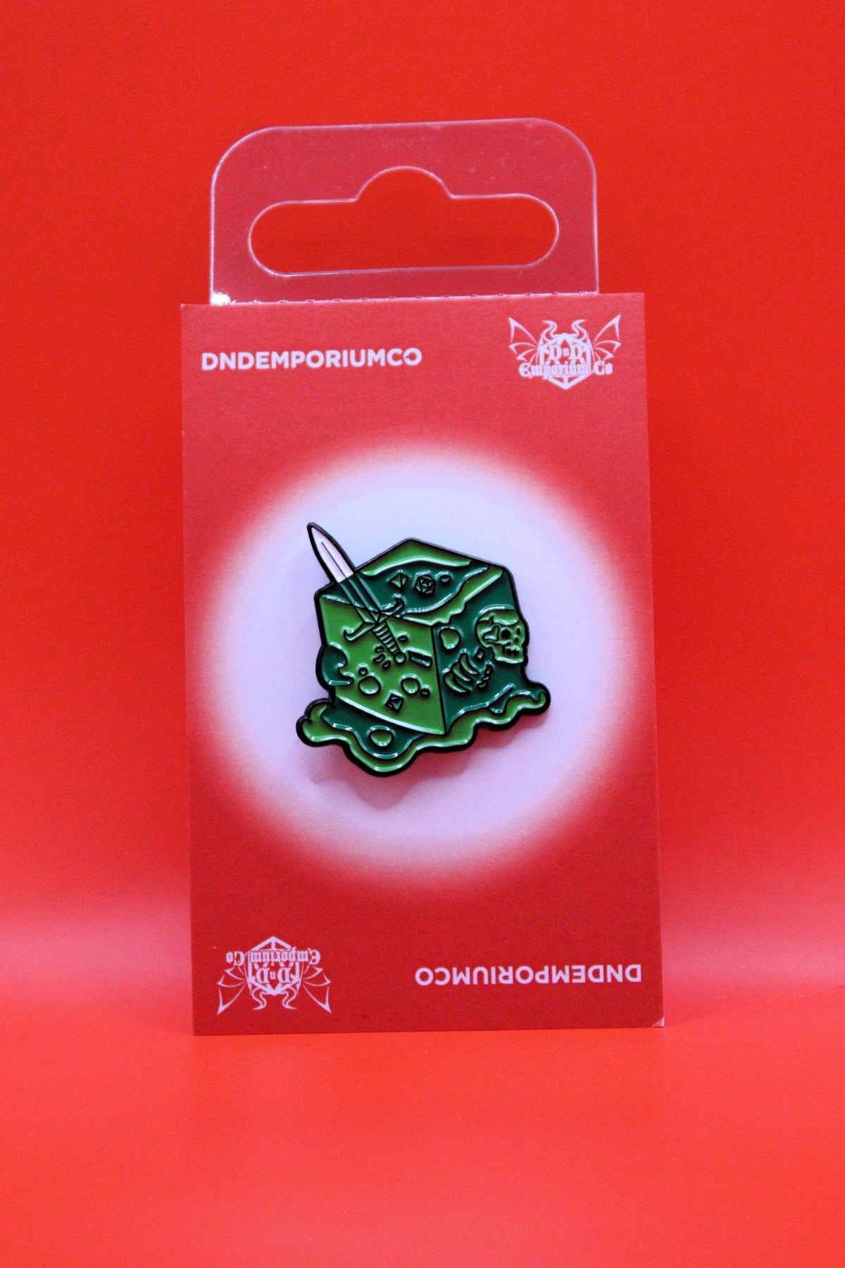 Gelatinous Cube Enamel Pin Badge | 1 Pcs Metal Pin