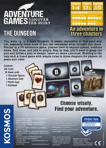 Adventure Games: The Dungeon - Board Game