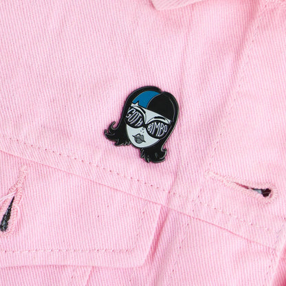 GOTH BIMBO ENAMEL PIN