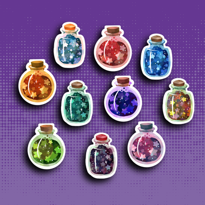 Magic Potion Sticker Set: Matte / 10 Stickers