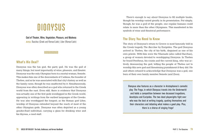 Greek Mythology: The Gods, Goddesses, and Heroes Handbook