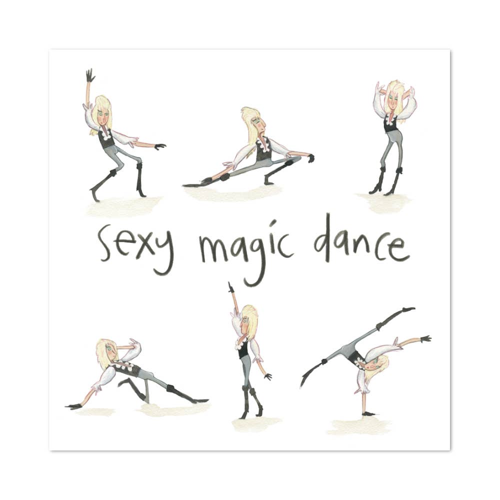 Sexy Magic Dance - Labyrinth fantasy film wall art print 