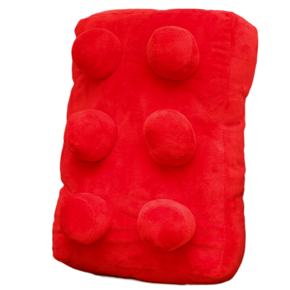 Building Brick Cushion Red