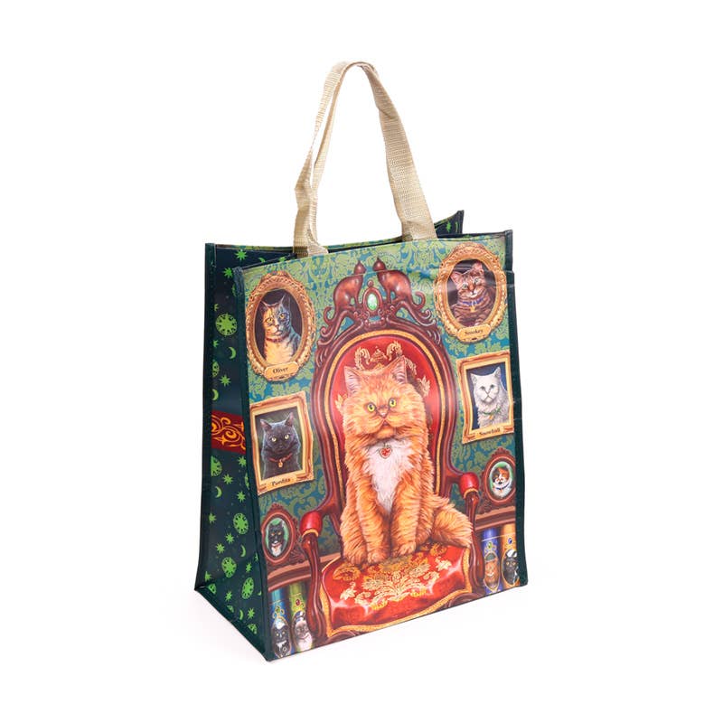 Lisa Parker Mad About Cats Reusable Shopping Bag