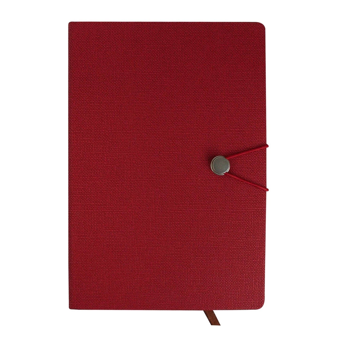 A5 PU Leather Hardback Notebook: Grey