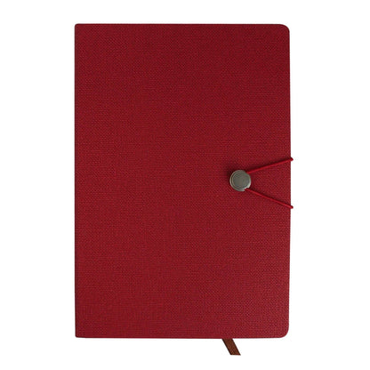 A5 PU Leather Hardback Notebook: Green