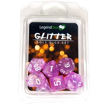 Poly Dice Set - Glitter