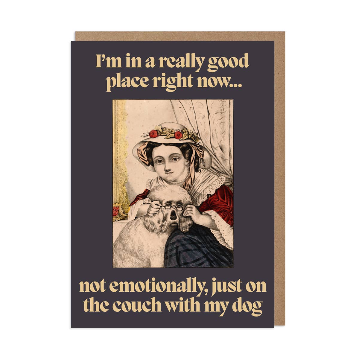 Funny Card – Really Good Place Vintage Dog: Bio Cello