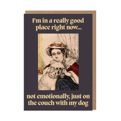 Funny Card – Really Good Place Vintage Dog: Bio Cello