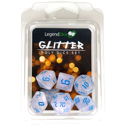 Poly Dice Set - Glitter