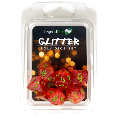 Poly Dice Set - Glitter