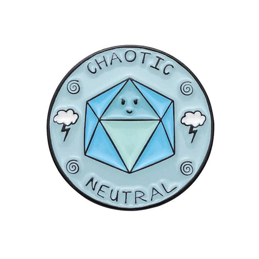 Chaotic Neutral | 1 Pcs D&D Enamel Pin