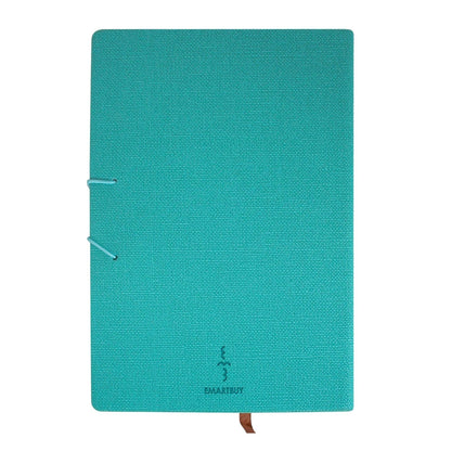 A5 PU Leather Hardback Notebook: Turquoise