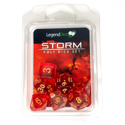 Poly Dice Set - Storm