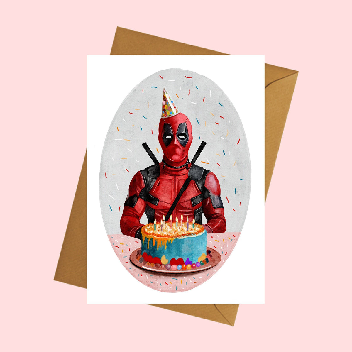 Superhero Birthday Card, Funny Birthday card