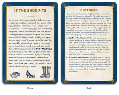 Düngeonmeister Deck of Side Quests by Jef Aldrich: Flashcards; 75 pages / English