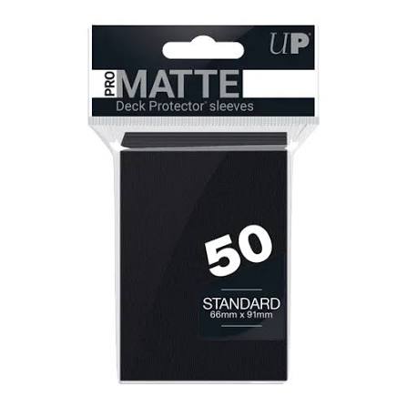 Ultra Pro - Standard Card Sleeves 50pk - Black